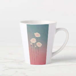 Roses, personalized カフェラテマグ
