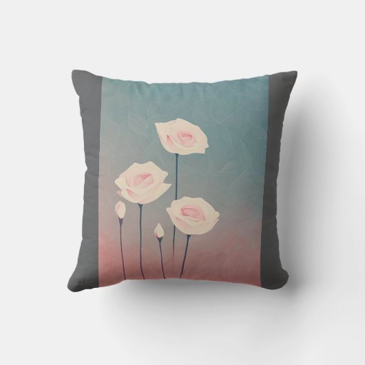 Roses, personalized クッション (裏面)