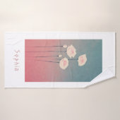 Roses, personalized バスタオル (バスタオル)