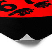 Roses Red Blah Six Seven Funny Valentine Meme Love ポスター (角)