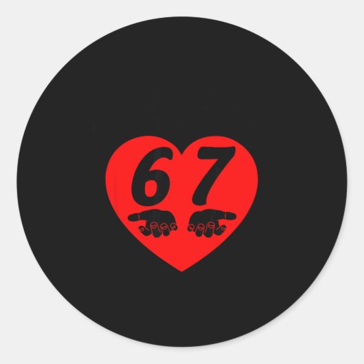 Roses Red Blah Six Seven Funny Valentine Meme Love ラウンドシール (正面)