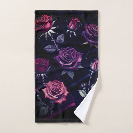 Roses Towel ハンドタオル (ハンドタオル)