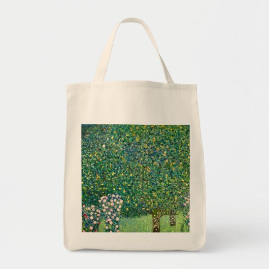 Roses Under the Trees Gustav Klimt Wall Art Print トートバッグ (正面)