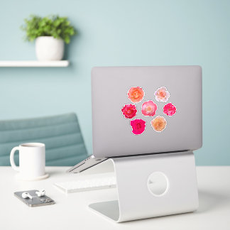 Roses Vinyl Sticker Set – 7 Unique Blooms シール