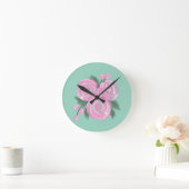 Roses Wall Clock ラウンド壁時計 (ホーム)