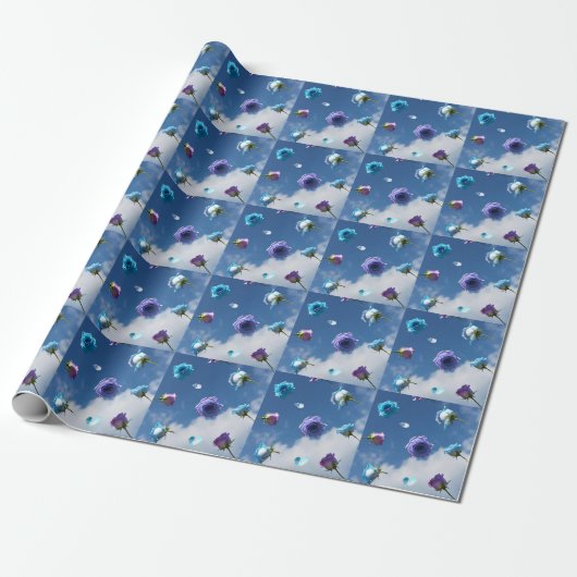 Roses Wrapping paper ラッピングペーパー (アンロールド)