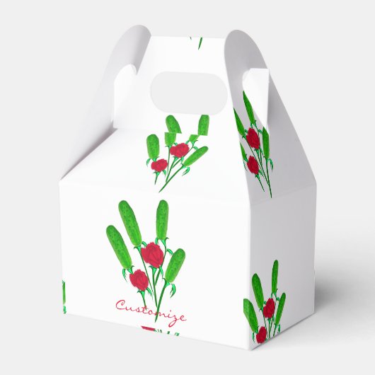 RosesThunder_Coveで美しいピックブーケ フェイバーボックス (正面サイド)