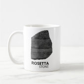 Rosetta Stone: Ancient Egypt Hieroglyph Language コーヒーマグカップ (左)