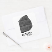 Rosetta Stone: Ancient Egypt Hieroglyph Language スクエアシール (封筒)