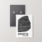 Rosetta Stone: Ancient Egypt Hieroglyph Language 缶バッジ (正面/裏面)