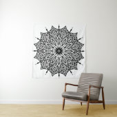 Rosette mandala ornament decor タペストリー (インサイチュ(横))