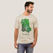 Rosette Succulentsメンズトップ Tシャツ (正面フル)