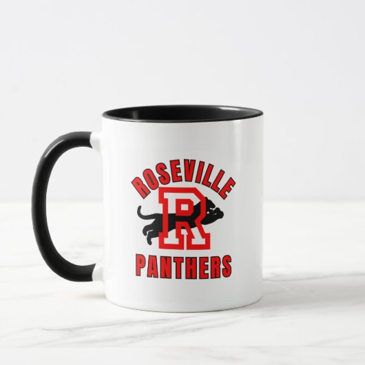 Roseville High School Michigan コーヒーマグ マグカップ (左)