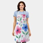 Rosewater Bloom エプロン (着用した状態)