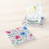  Rosewater Bloom Delight ガラスコースター (アングル)