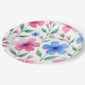 Rosewater Bloom Delight ペーパープレート (アングル)