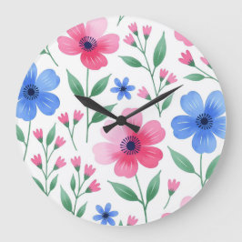  Rosewater Bloom Delight ラージ壁時計
