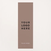 Rosewood Brown Businessロゴ名Instagram ヨガマット (正面)