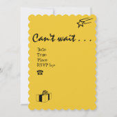 RoseWritesがカードを再び作成するタイミングを記憶する 招待状 (裏面)