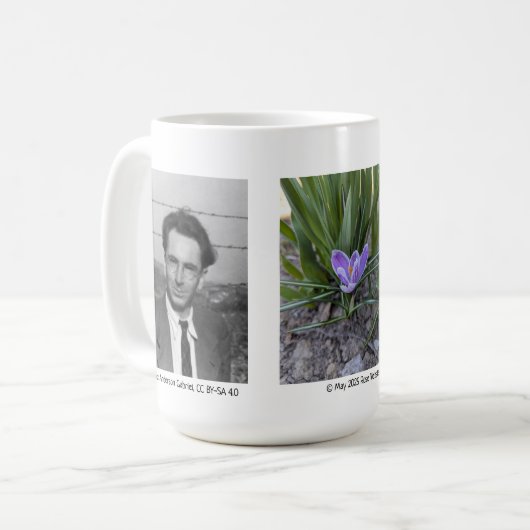 RoseWritesによるインスパイアViktor Frankl Mug コーヒーマグカップ (正面左)