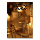 RoseWritesによる上品なテーブルカード テーブルナンバー (裏面)