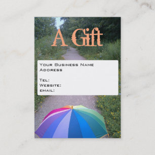 RoseWritesによる名刺のギフト証明書 割引カード