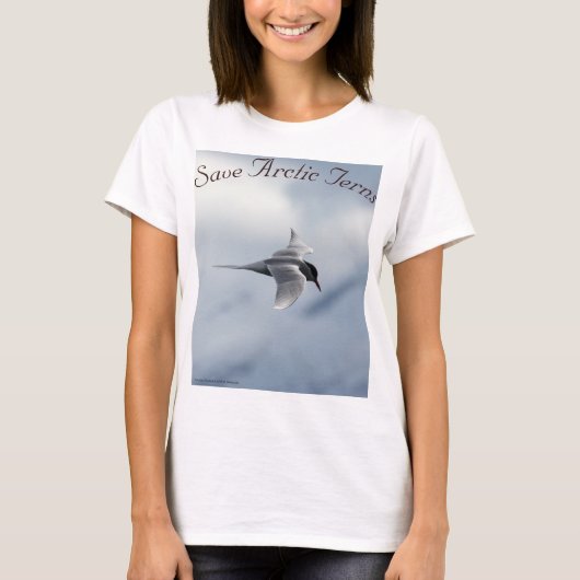 RoseWritesによる救Arctic Tern Sweatshirt Tシャツ (正面)