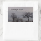 RoseWritesによる犬のステッカーに話す 長方形シール (バッグ)