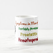 RoseWritesによる男性Zika Mugの症状 コーヒーマグカップ (中央)