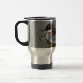 RoseWritesによる赤首のPhalarope Mug トラベルマグ (左)