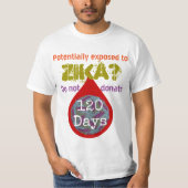 RoseWritesによる120日の寄付をしない Tシャツ (正面)