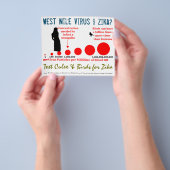 RoseWritesによるCulex & Birdsの両面フライヤーのテスト チラシ (手)