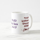 RoseWritesによるEditor Cat'sアドバイスマグ コーヒーマグカップ (正面右)