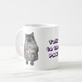 RoseWritesによるEditor Cat'sアドバイスマグ コーヒーマグカップ (正面左)