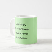 RoseWritesによるMitey Entomologist Magの嫌なビーイング コーヒーマグカップ (正面左)