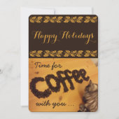 RoseWritesまでにコーヒーカードを持ってきよう シーズンカード (正面)