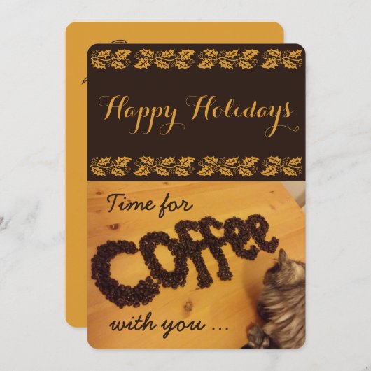 RoseWritesまでにコーヒーカードを持ってきよう シーズンカード (正面/裏面)