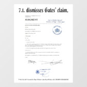 RoseWritesウィンドウの固定によってゲートの要求を却下 ウィンドウサイン (シート)