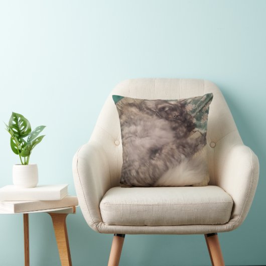 RoseWritesパーソナライズされたによるキャットクッション クッション (椅子)