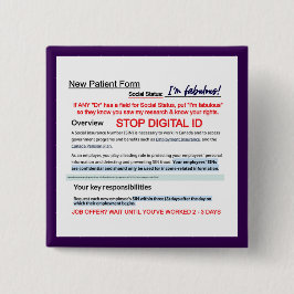 RoseWritesボタンで権利を知る 缶バッジ