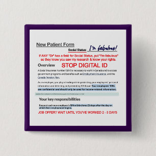 RoseWritesボタンで権利を知る 缶バッジ