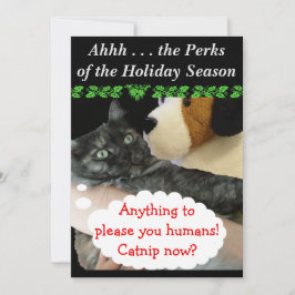 RoseWritesリラックスによるパーティー招待状(Cat) 招待状