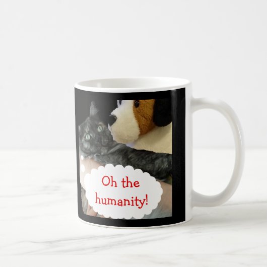 RoseWritesリラックスによるCat  Humanity Mug コーヒーマグカップ (右)