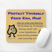 RoseWrites保護によるZika Manからの自分自身 マウスパッド (マウス)