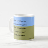 RoseWrites教授Desmet Field引用文Mug コーヒーマグカップ (正面左)