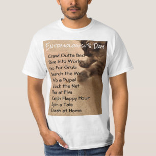 RoseWrites著昆虫学のユーモアのワイシャツ Tシャツ