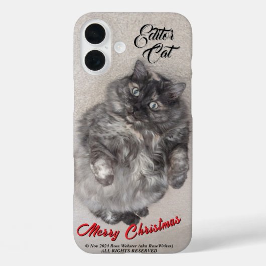 RoseWrites iPhone / iPadケースの編集Cat Case-Mate iPhoneケース (裏面)