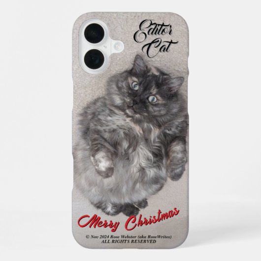 RoseWrites iPhone / iPadケースの編集Cat iPhoneケース (裏面)