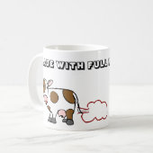RoseWrites Magによる牛のための3-NOPなし コーヒーマグカップ (正面左)