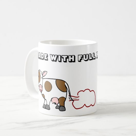 RoseWrites Magによる牛のための3-NOPなし コーヒーマグカップ (正面左)